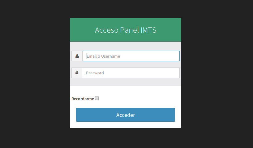 acceso panel