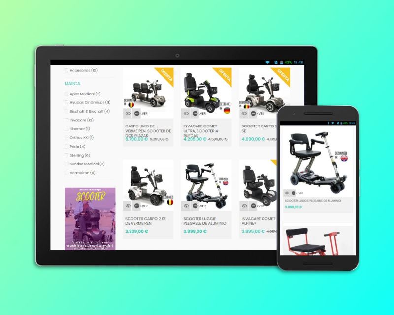 Tienda en Prestashop de Dismovil